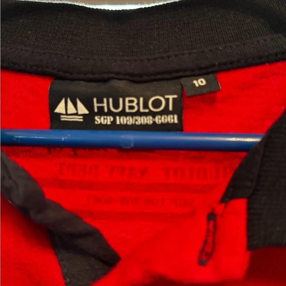 Hublot Red Polo Shirt for Boys size 10 - Picture 5 of 6